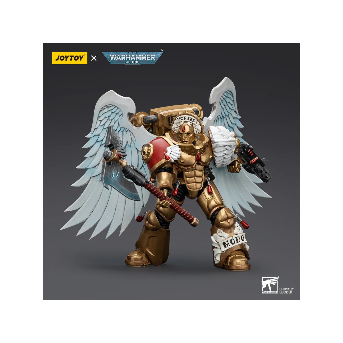 JoyToy Space Marines - Blood Angels Guardia Sanguinaria - Guardia Sanguinaria con Hacha 2 1/18 - Warhammer 40K