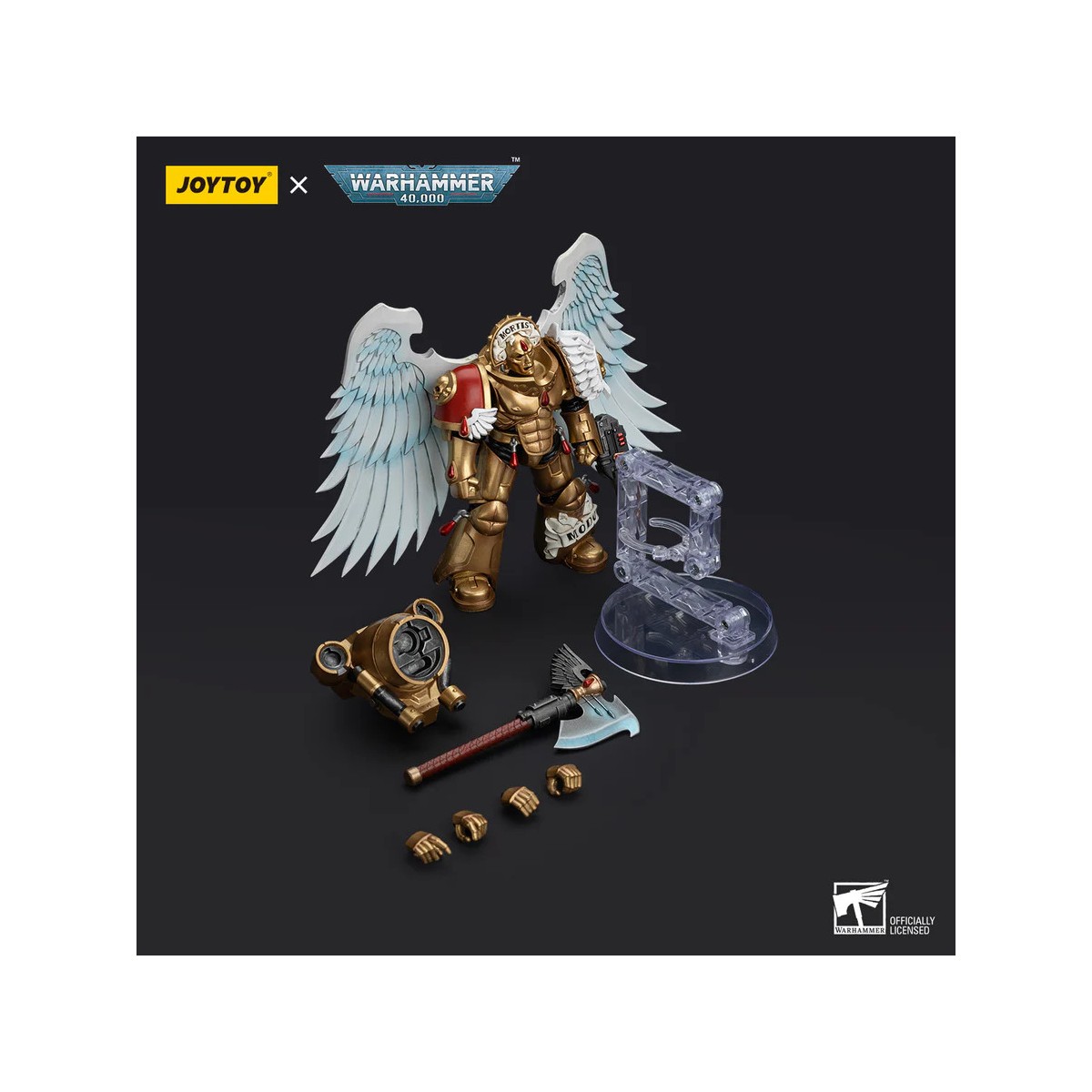 JoyToy Space Marines - Blood Angels Guardia Sanguinaria - Guardia Sanguinaria con Hacha 2 1/18 - Warhammer 40K