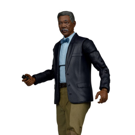 Mc Farlane - DC Multiverse - Vaso con Lucius Fox 1/12 (El Caballero Oscuro) Etiqueta Dorada