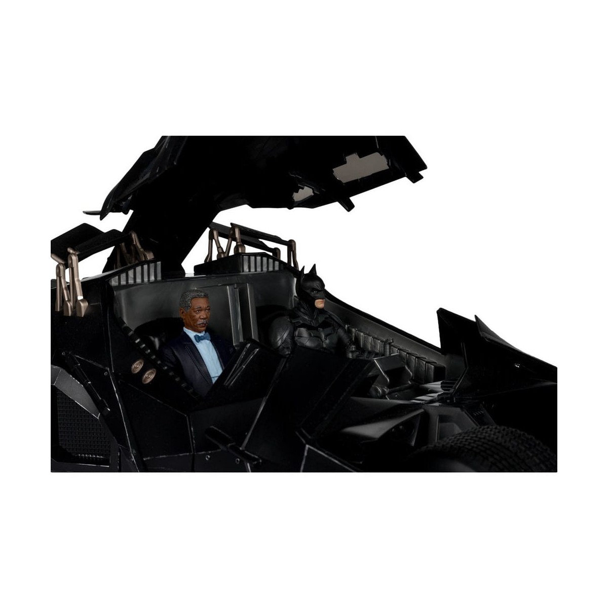 Mc Farlane - DC Multiverse - Vaso con Lucius Fox 1/12 (El Caballero Oscuro) Etiqueta Dorada