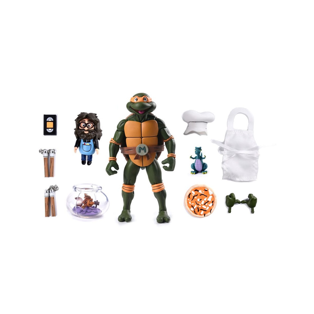 NECA - Ultimate Michelangelo VHS - Dibujos animados TMNT