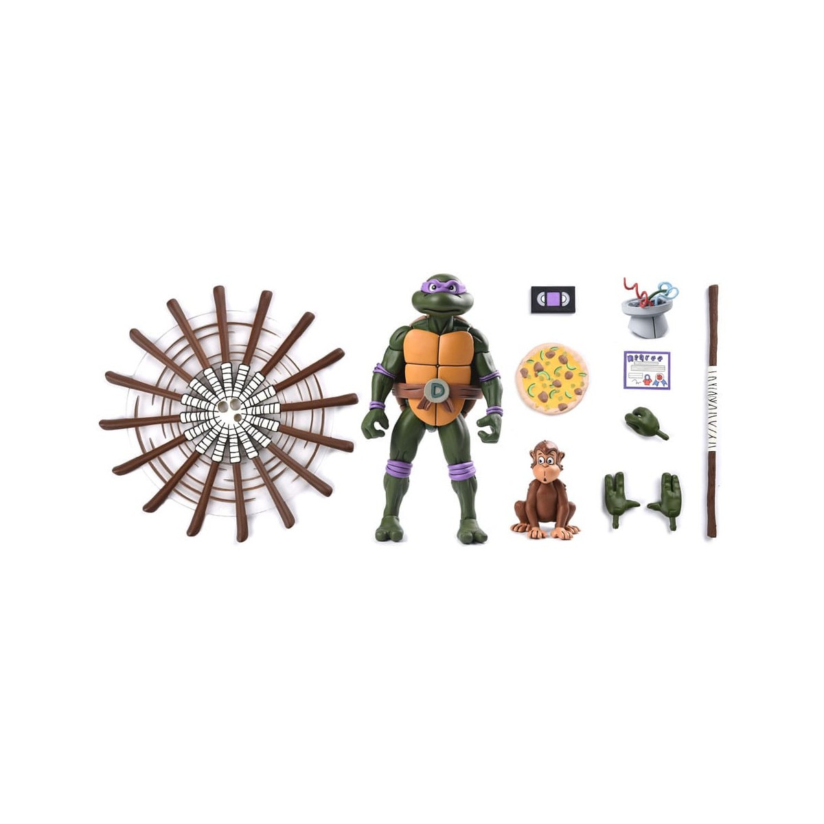 NECA - Ultimate Donatello VHS - Dibujos animados TMNT