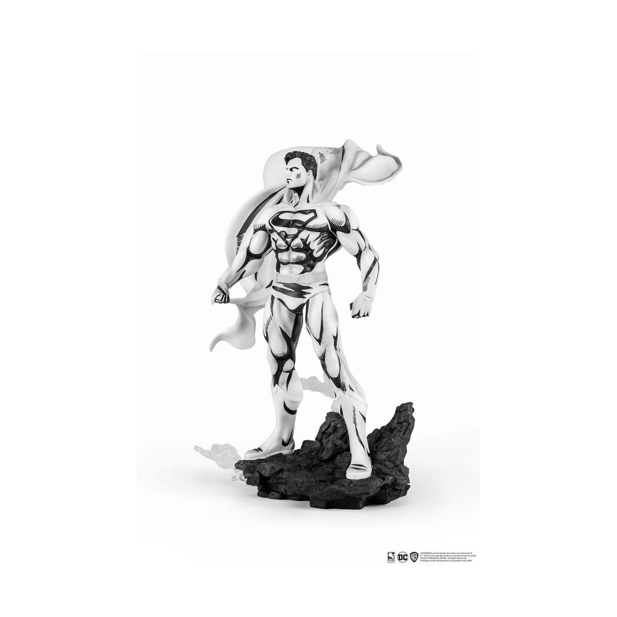 Pure Arts - Estatuilla PX - Superman Versión Blanco y Negro 1/8