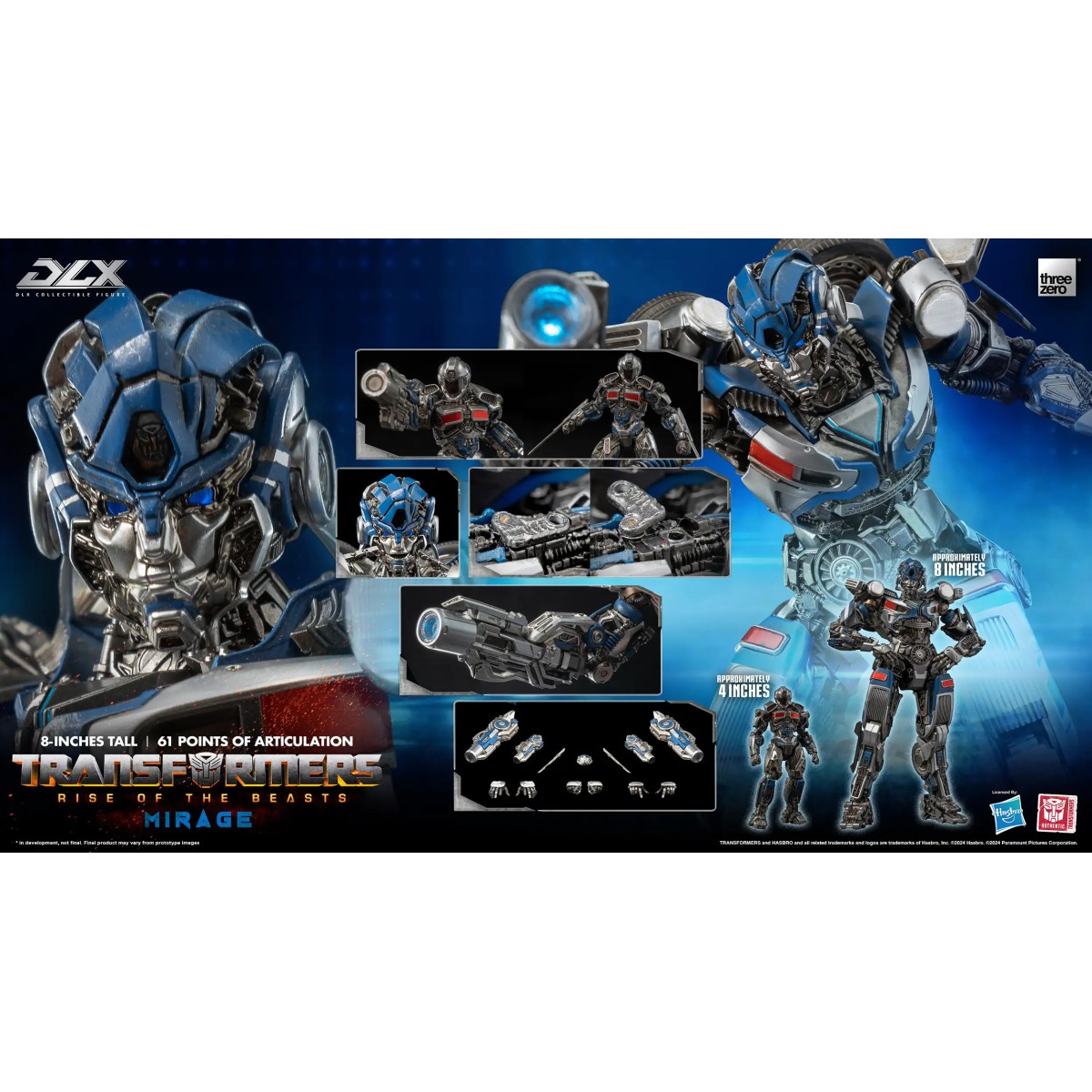 Tres0 Transformers - DLX MIRAGE - Transformers: Rise of the Beasts