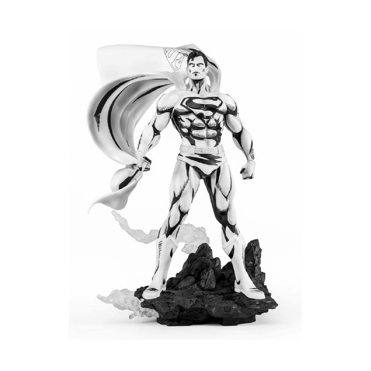 Pure Arts - Estatuilla PX - Superman Versión Blanco y Negro 1/8