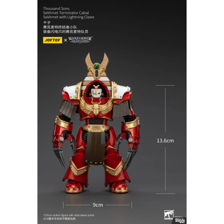 JoyToy Space Marines - Thousand sons Sekhmet Terminator Cabal - Sekhmet With Lightning Claws - La Herejía de Horus
