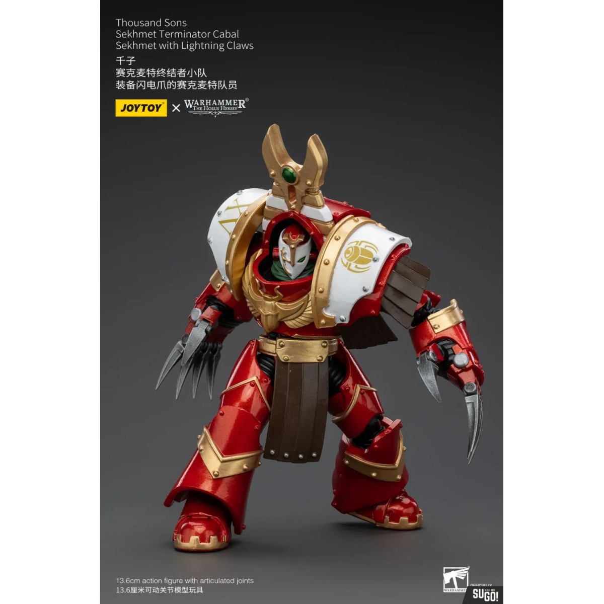 JoyToy Space Marines - Thousand sons Sekhmet Terminator Cabal - Sekhmet With Lightning Claws - La Herejía de Horus