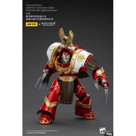 JoyToy Space Marines - Thousand sons Sekhmet Terminator Cabal - Sekhmet With Lightning Claws - La Herejía de Horus