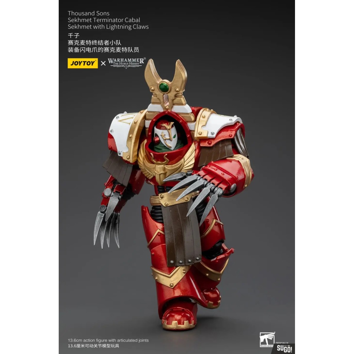 JoyToy Space Marines - Thousand sons Sekhmet Terminator Cabal - Sekhmet With Lightning Claws - La Herejía de Horus