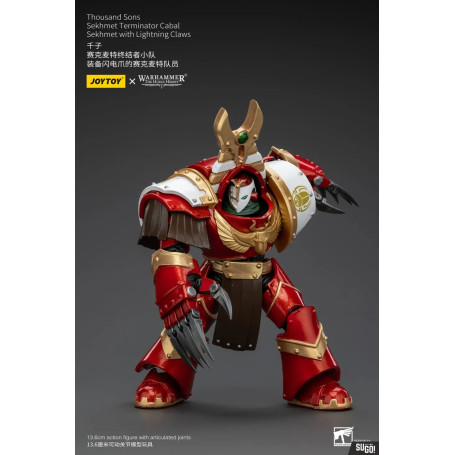 JoyToy Space Marines - Thousand sons Sekhmet Terminator Cabal - Sekhmet With Lightning Claws - La Herejía de Horus