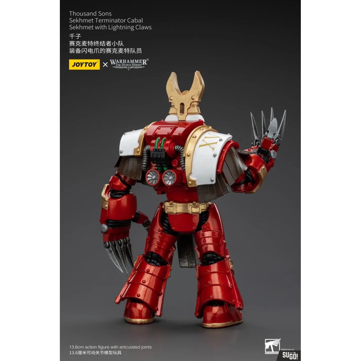 JoyToy Space Marines - Thousand sons Sekhmet Terminator Cabal - Sekhmet With Lightning Claws - La Herejía de Horus