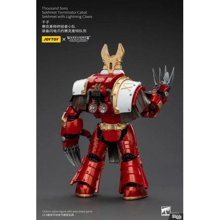 JoyToy Space Marines - Thousand sons Sekhmet Terminator Cabal - Sekhmet With Lightning Claws - La Herejía de Horus
