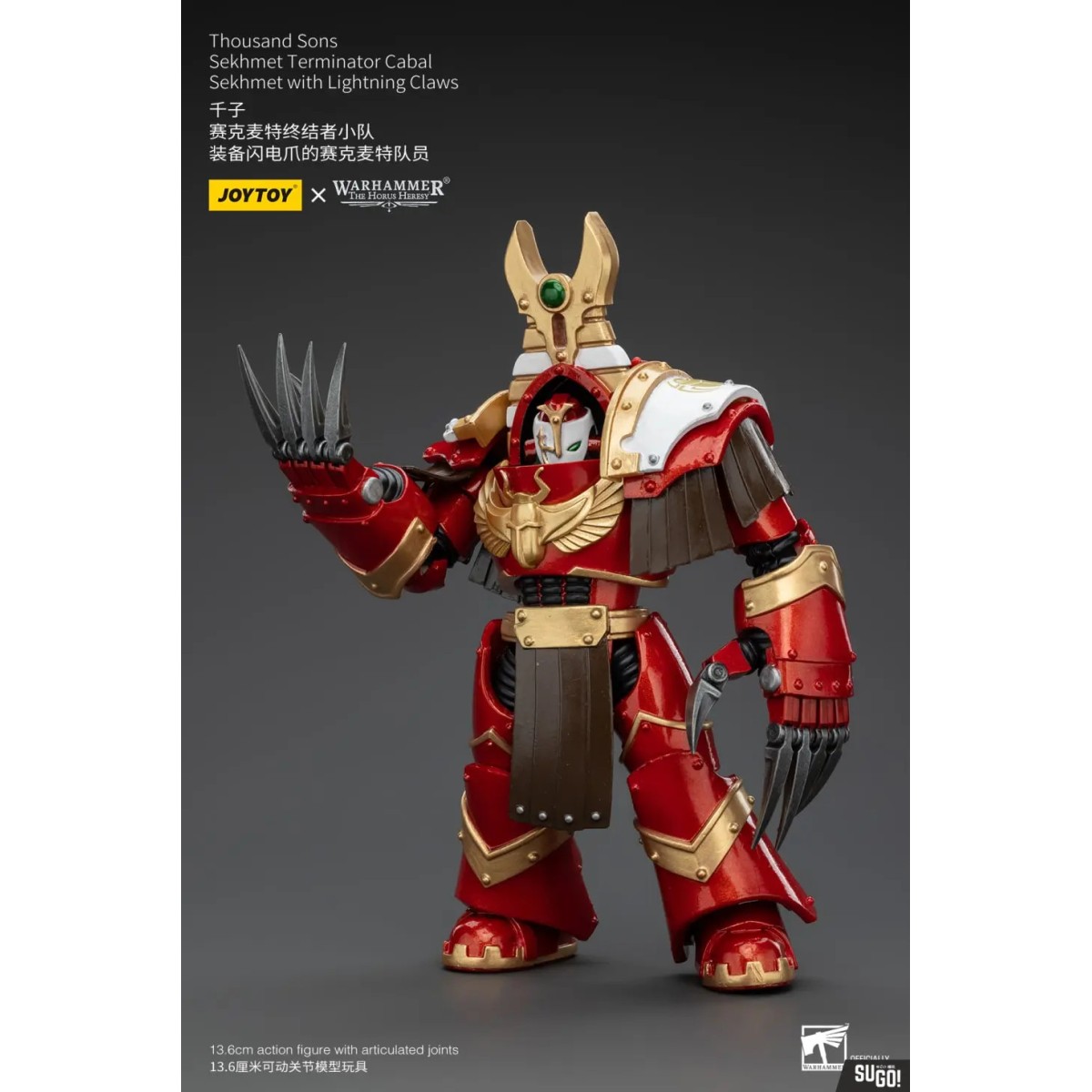 JoyToy Space Marines - Thousand sons Sekhmet Terminator Cabal - Sekhmet With Lightning Claws - La Herejía de Horus