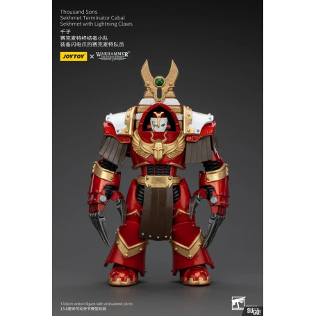 JoyToy Space Marines - Thousand sons Sekhmet Terminator Cabal - Sekhmet With Lightning Claws - La Herejía de Horus