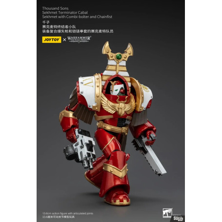JoyToy Space Marines - Thousand sons Sekhmet Terminator Cabal - Sekhmet With Combi-Bolter And Chainfist - The Horus Heresy