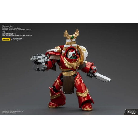JoyToy Space Marines - Thousand sons Sekhmet Terminator Cabal - Sekhmet With Combi-Bolter And Chainfist - The Horus Heresy