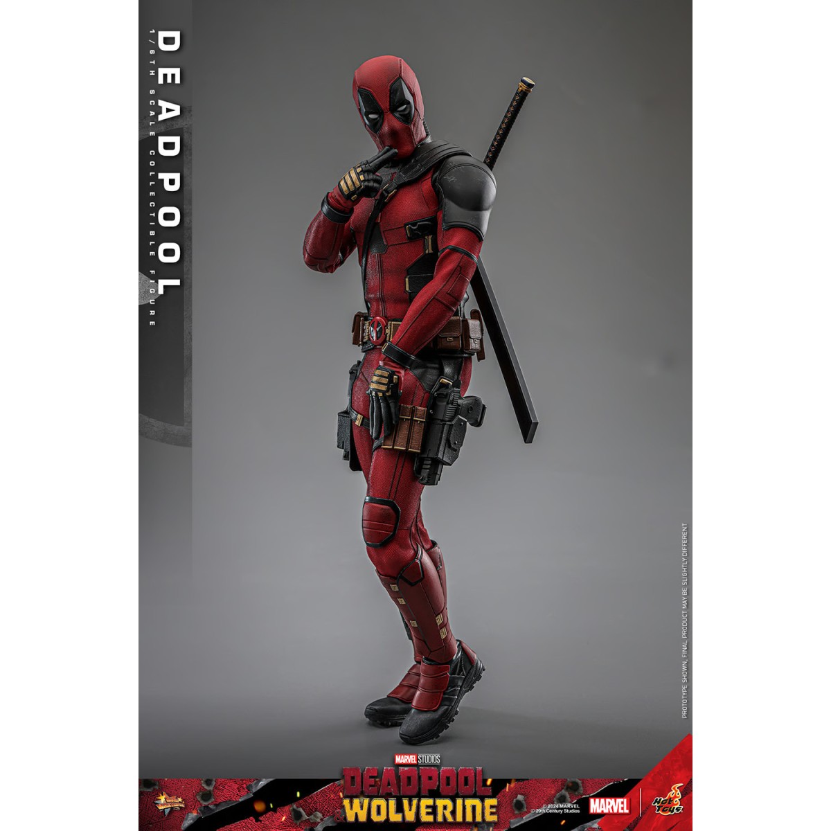 Hot Toys Marvel Deadpool & Wolverine - Deadpool Edición Coleccionista MMS 1/6 