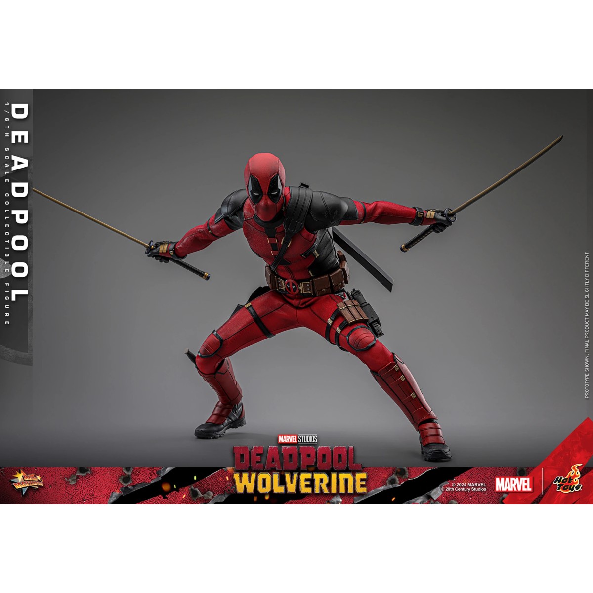 Hot Toys Marvel Deadpool & Wolverine - Deadpool Edición Coleccionista MMS 1/6 