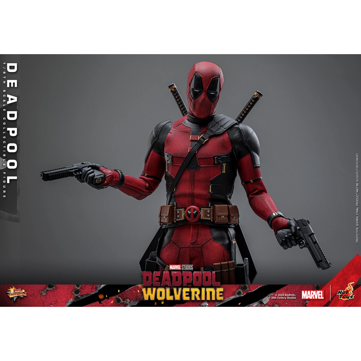 Hot Toys Marvel Deadpool & Wolverine - Deadpool Edición Coleccionista MMS 1/6 