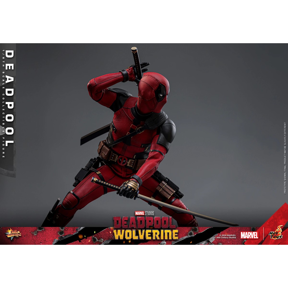 Hot Toys Marvel Deadpool & Wolverine - Deadpool Edición Coleccionista MMS 1/6 