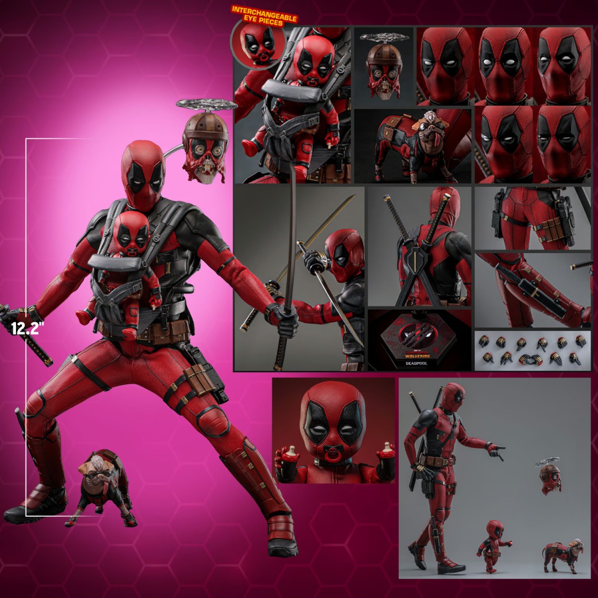 Hot Toys Marvel Deadpool & Wolverine - Deadpool Edición Coleccionista MMS 1/6 