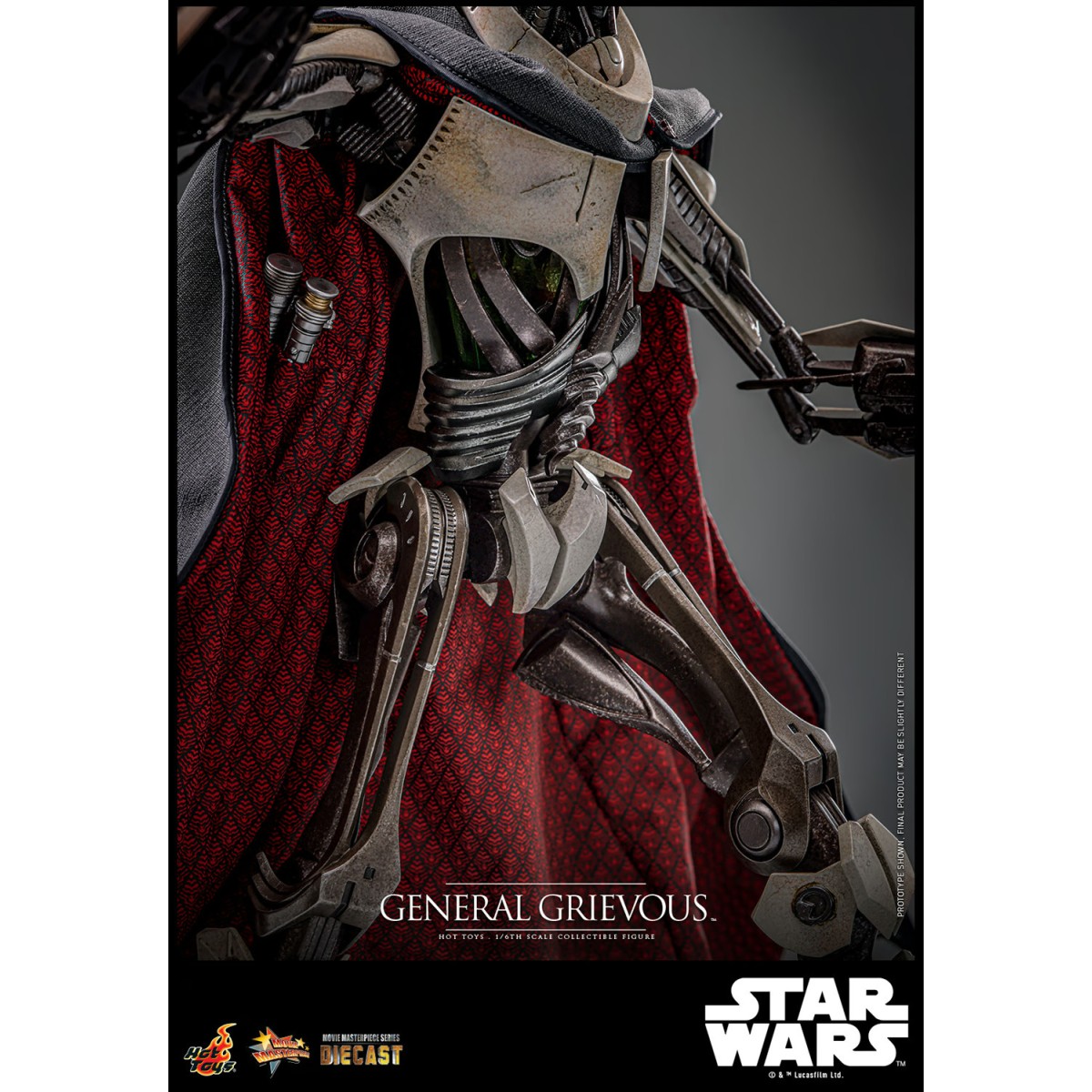Hot Toys Star Wars - General Grievous Edición Coleccionista die cast 1/6