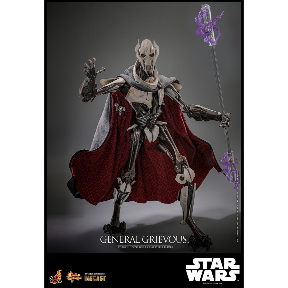 Hot Toys Star Wars - General Grievous Edición Coleccionista die cast 1/6