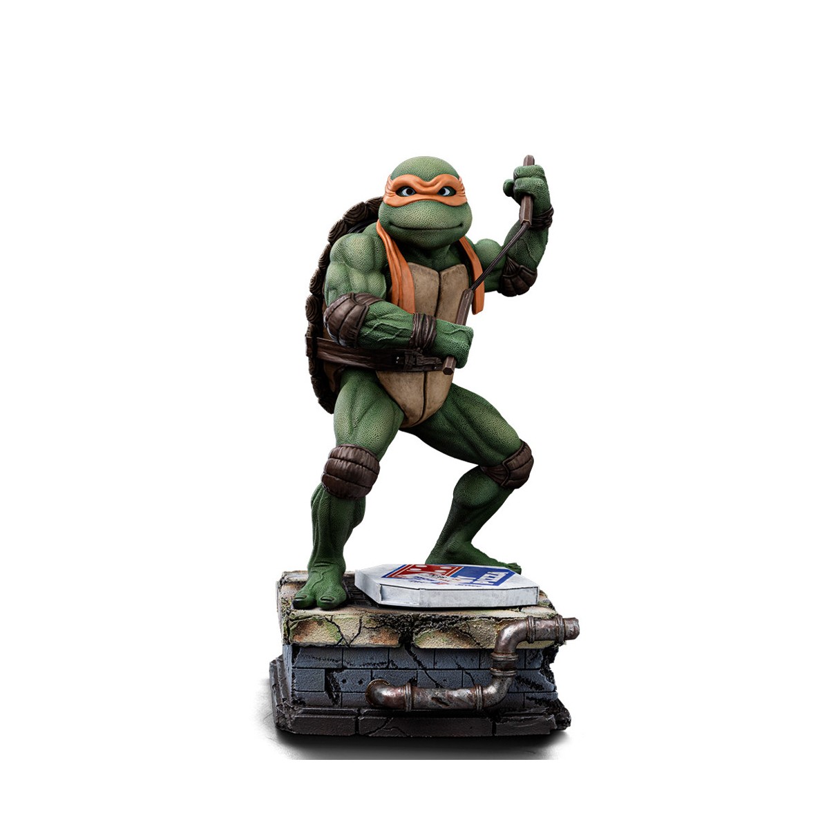 Iron Studios - Película TMNT - MICHELANGELO BDS Art Escala 1/10 - Teenage Mutant Ninja Turtles