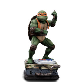 Iron Studios - Película TMNT - MICHELANGELO BDS Art Escala 1/10 - Teenage Mutant Ninja Turtles