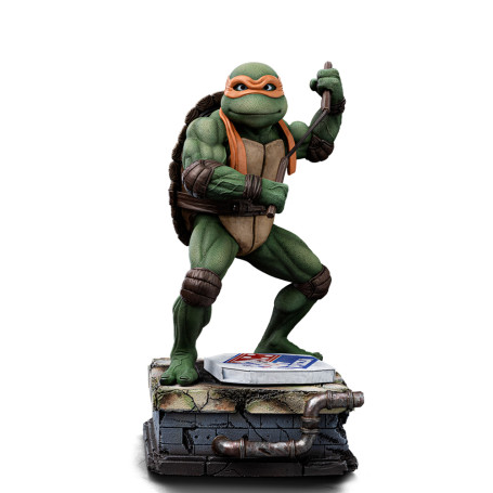 Iron Studios - Película TMNT - MICHELANGELO BDS Art Escala 1/10 - Teenage Mutant Ninja Turtles