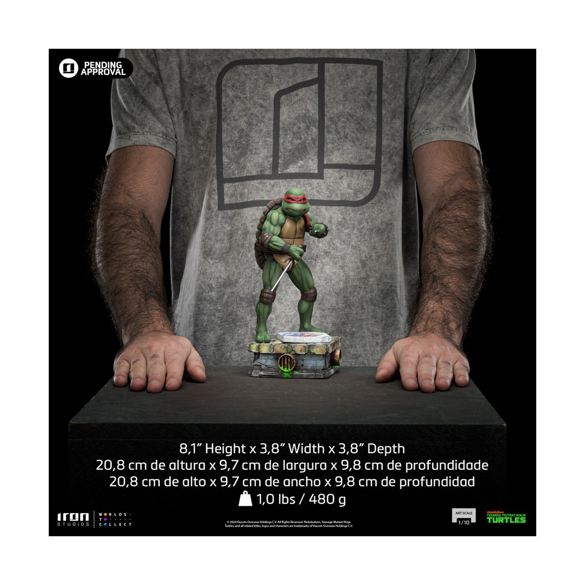 Iron Studios - TMNT Movie - RAPHAEL BDS Art Scale 1/10 - Teenage Mutant Ninja Turtles