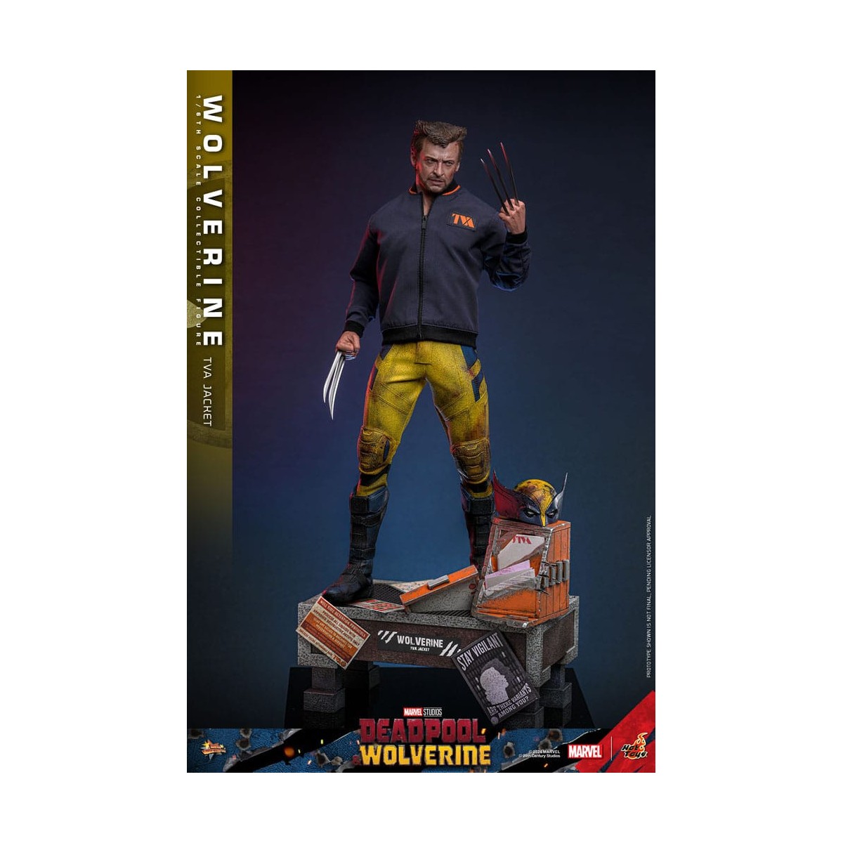 Hot Toys Marvel Deadpool & Wolverine - Wolverine TVA Jacket Version MMS 1/6