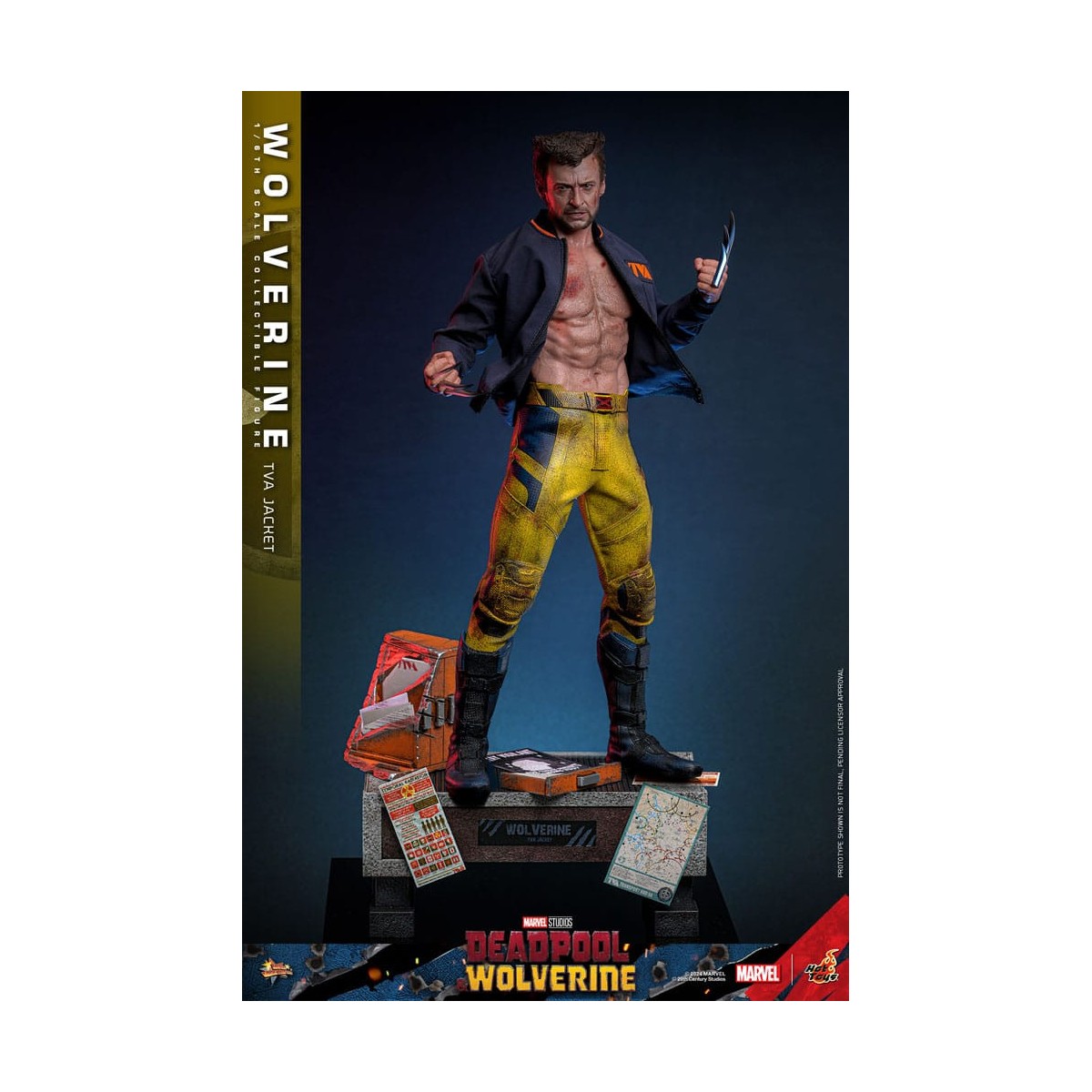 Hot Toys Marvel Deadpool & Wolverine - Wolverine TVA Jacket Version MMS 1/6