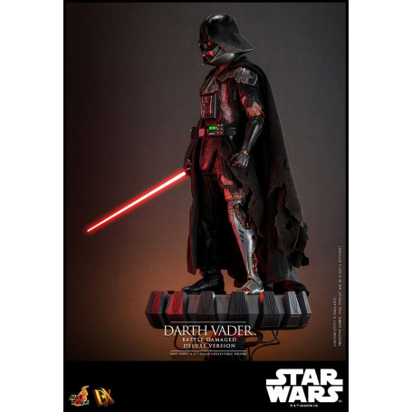 Hot toys Star Wars: Darth Vader Batalla Dañada Versión Deluxe MMS 1/6
