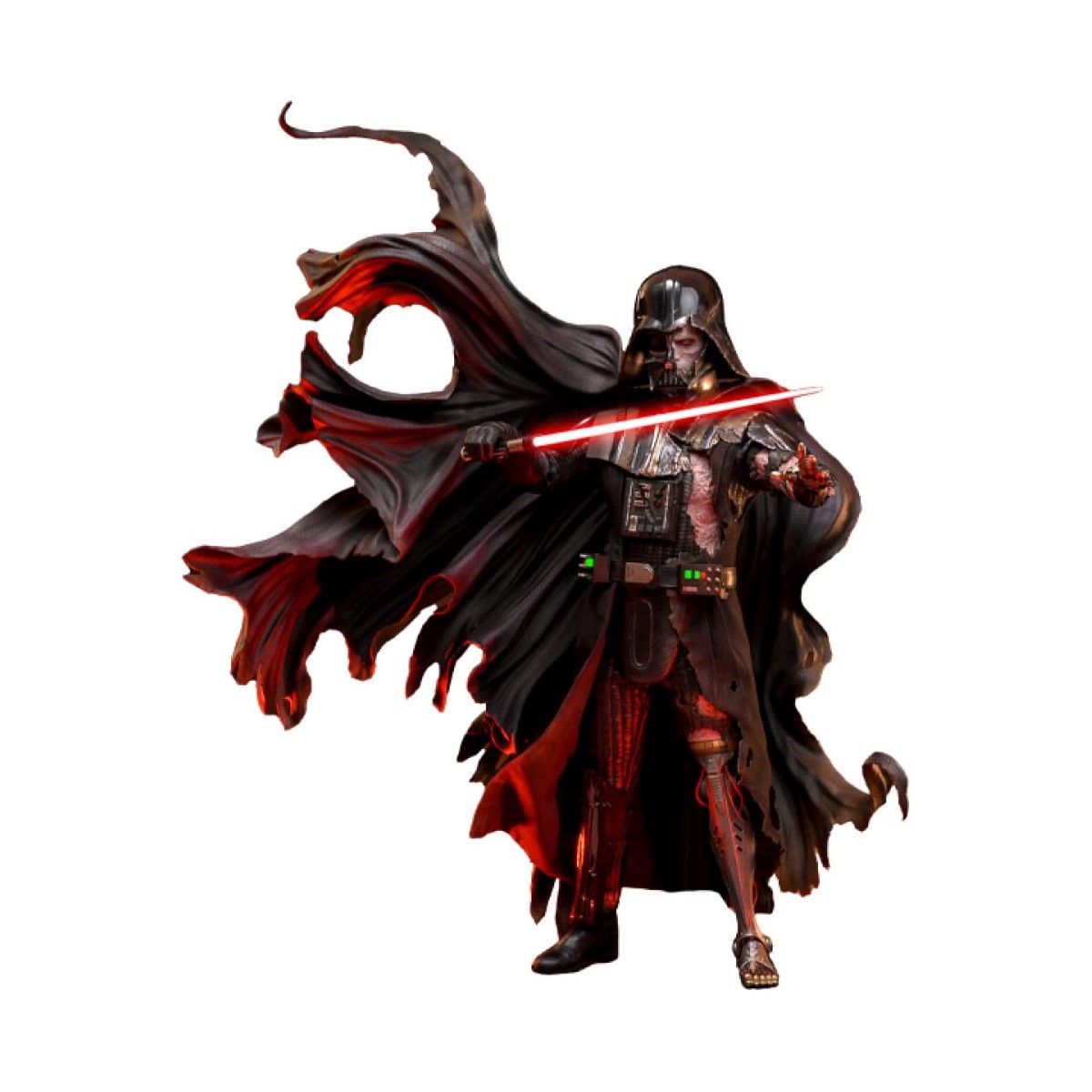 Hot toys Star Wars: Darth Vader Batalla Dañada Versión Deluxe MMS 1/6