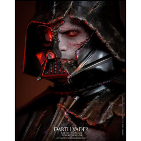Hot toys Star Wars: Darth Vader Batalla Dañada Versión Deluxe MMS 1/6