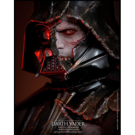 Hot toys Star Wars: Darth Vader Batalla Dañada Versión Deluxe MMS 1/6