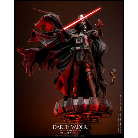 Hot toys Star Wars: Darth Vader Batalla Dañada Versión Deluxe MMS 1/6