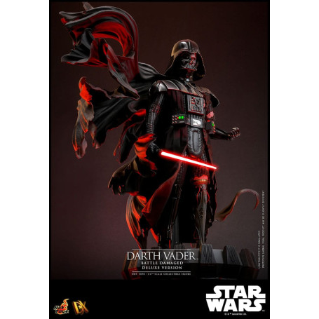 Hot toys Star Wars: Darth Vader Batalla Dañada Versión Deluxe MMS 1/6