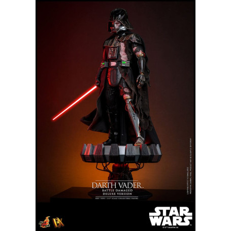 Hot toys Star Wars: Darth Vader Batalla Dañada Versión Deluxe MMS 1/6