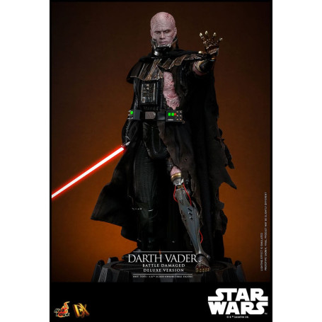 Hot toys Star Wars: Darth Vader Batalla Dañada Versión Deluxe MMS 1/6