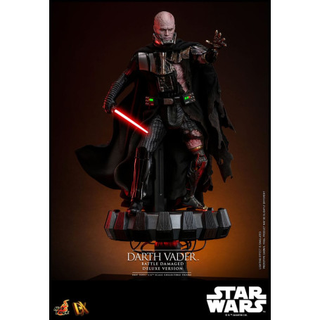Hot toys Star Wars: Darth Vader Batalla Dañada Versión Deluxe MMS 1/6
