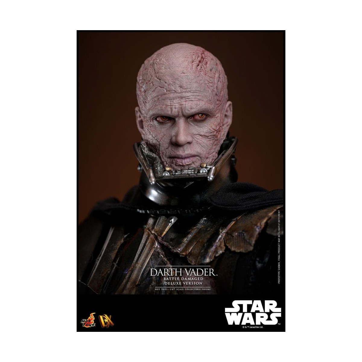 Hot toys Star Wars: Darth Vader Batalla Dañada Versión Deluxe MMS 1/6