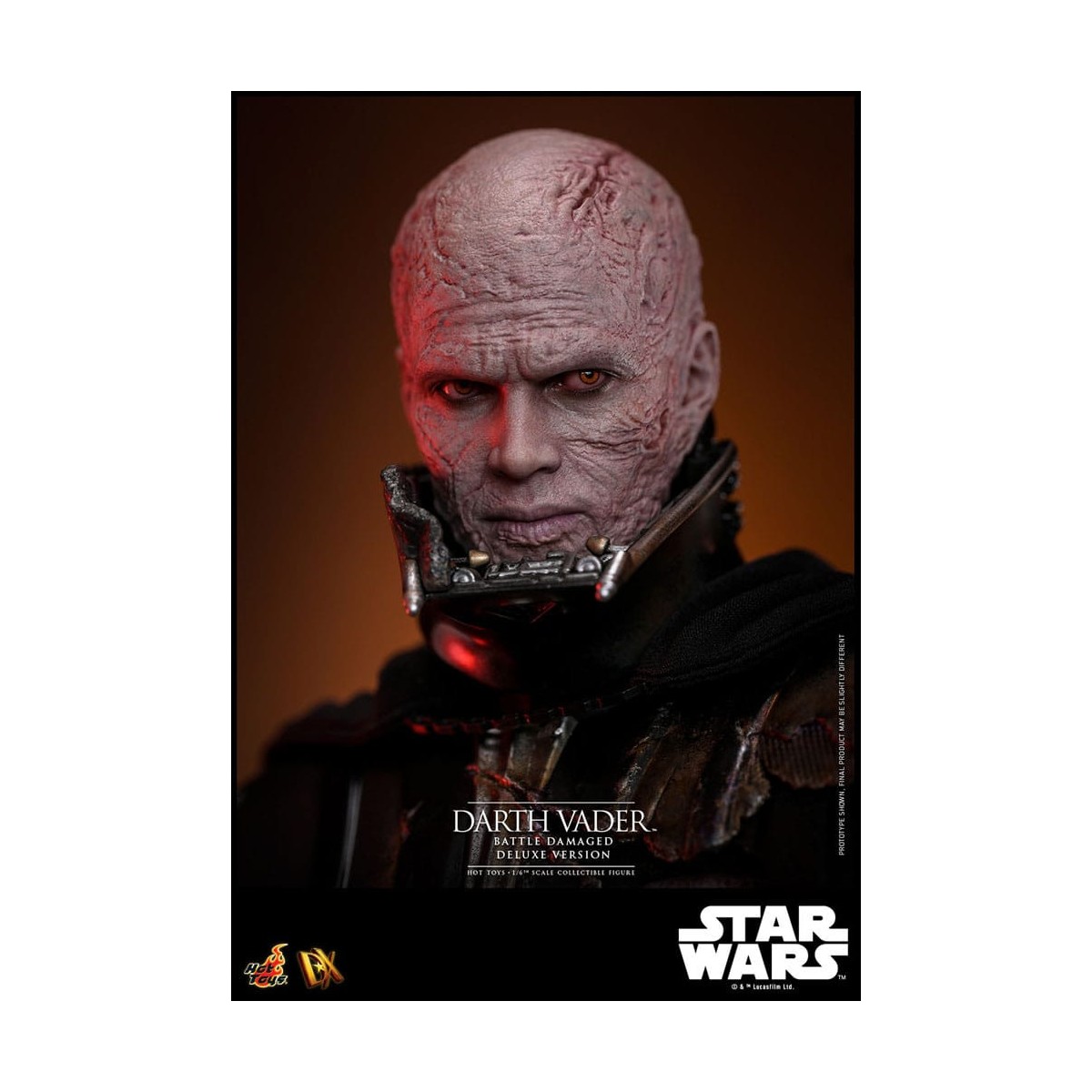 Hot toys Star Wars: Darth Vader Batalla Dañada Versión Deluxe MMS 1/6