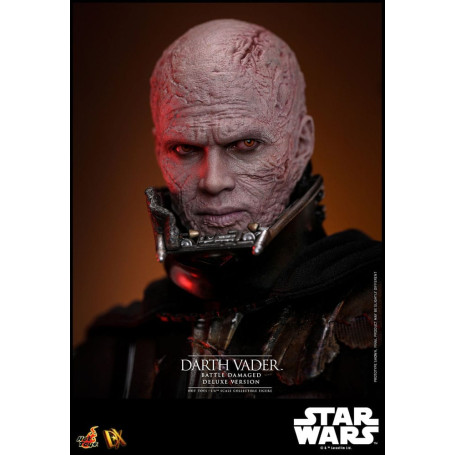 Hot toys Star Wars: Darth Vader Batalla Dañada Versión Deluxe MMS 1/6