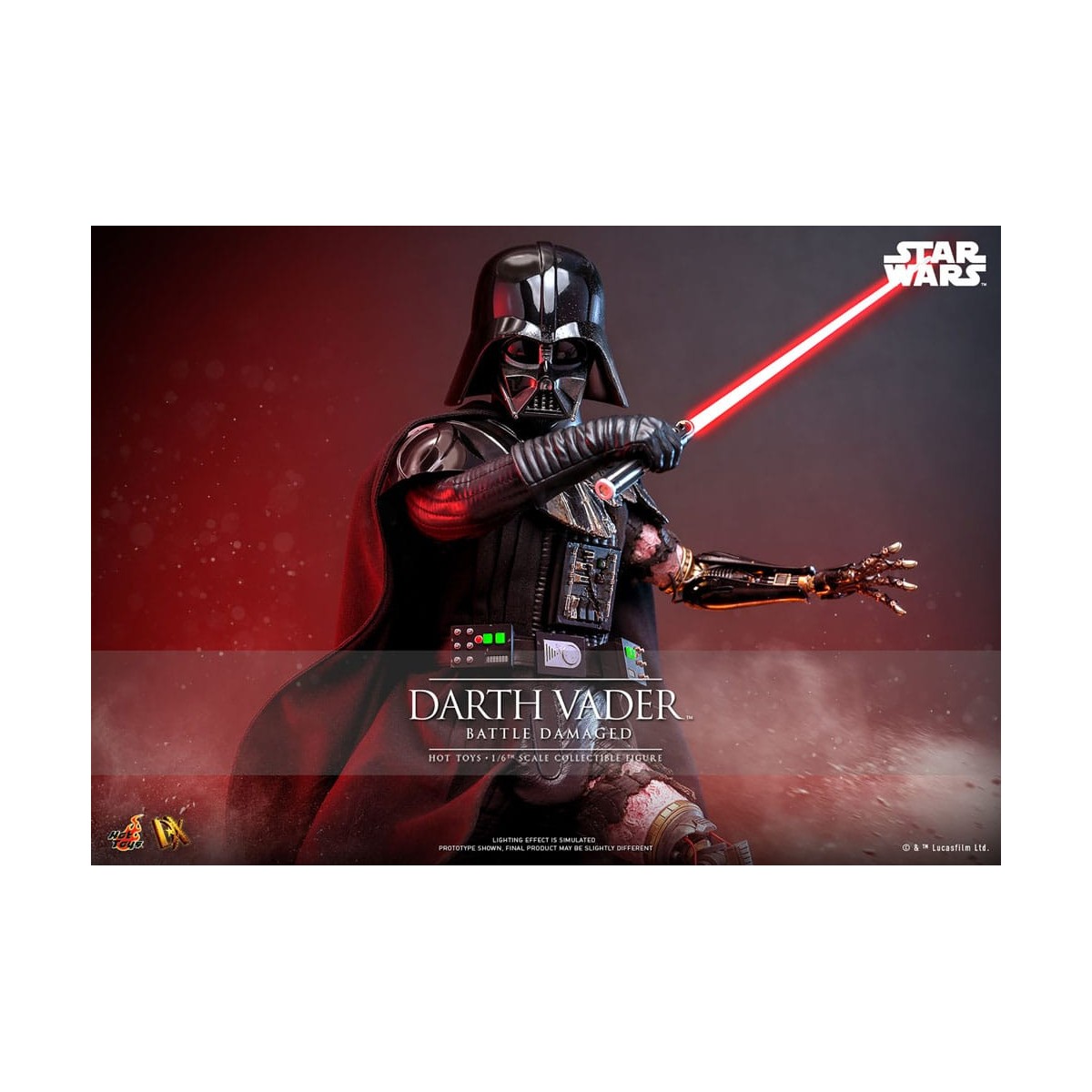 Hot toys Star Wars: Darth Vader Batalla Dañada MMS 1/6