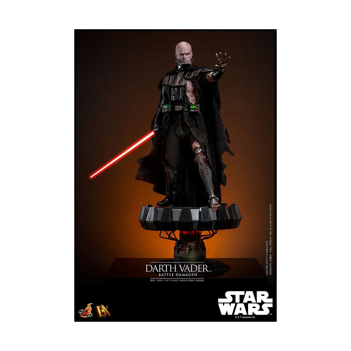 Hot toys Star Wars: Darth Vader Batalla Dañada MMS 1/6
