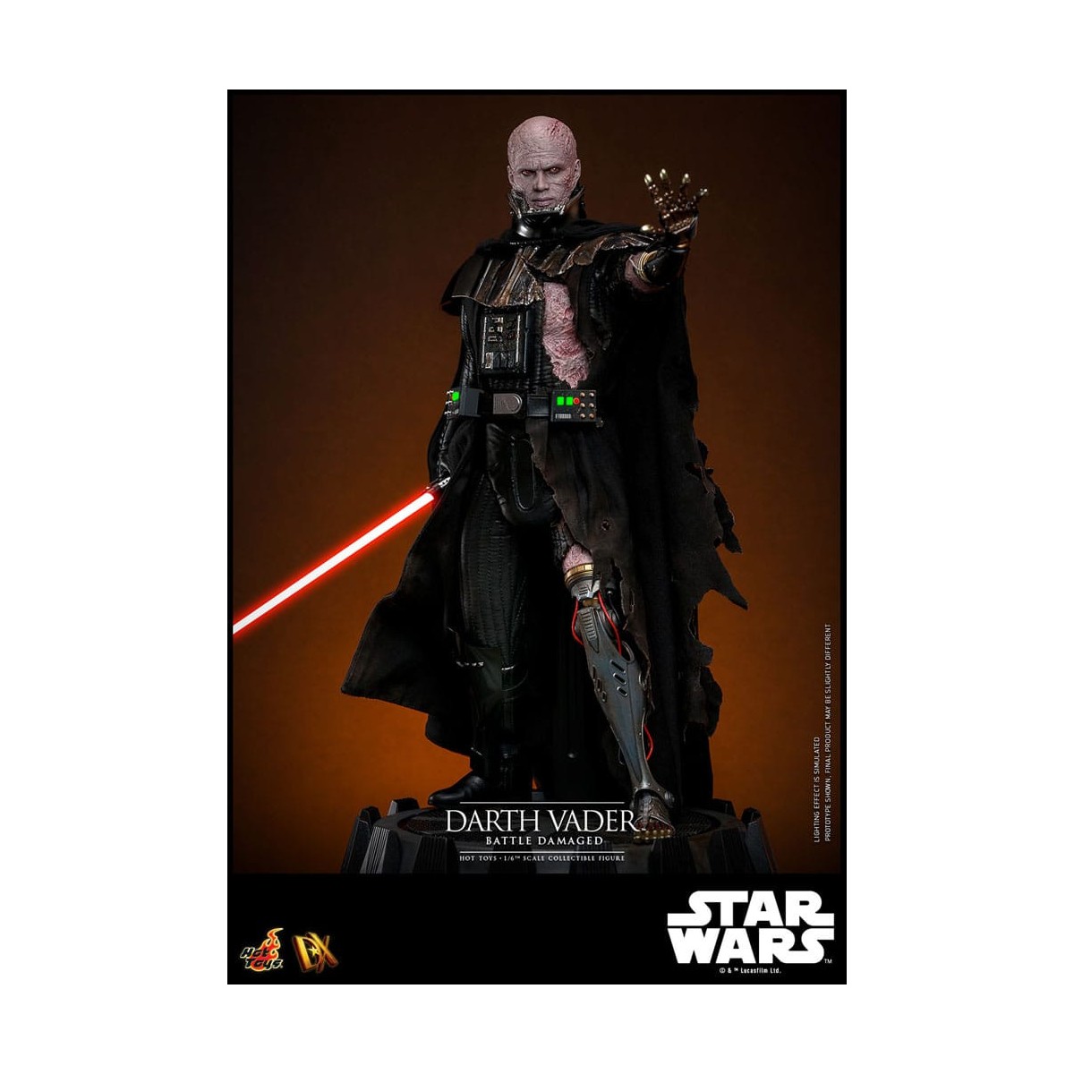 Hot toys Star Wars: Darth Vader Batalla Dañada MMS 1/6