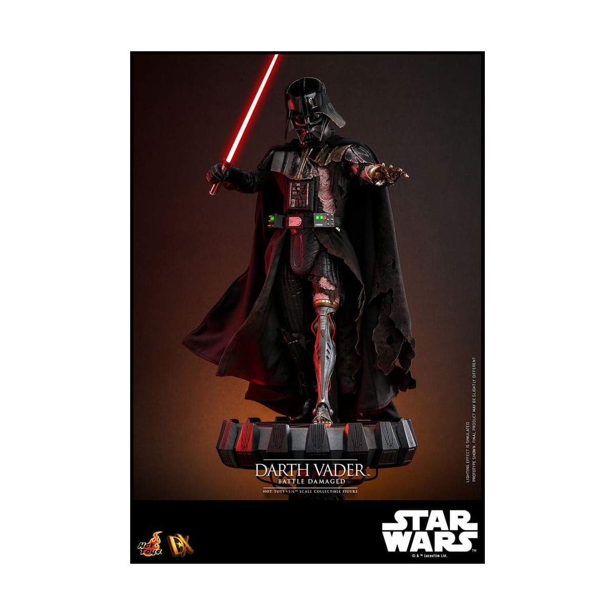 Hot toys Star Wars: Darth Vader Batalla Dañada MMS 1/6