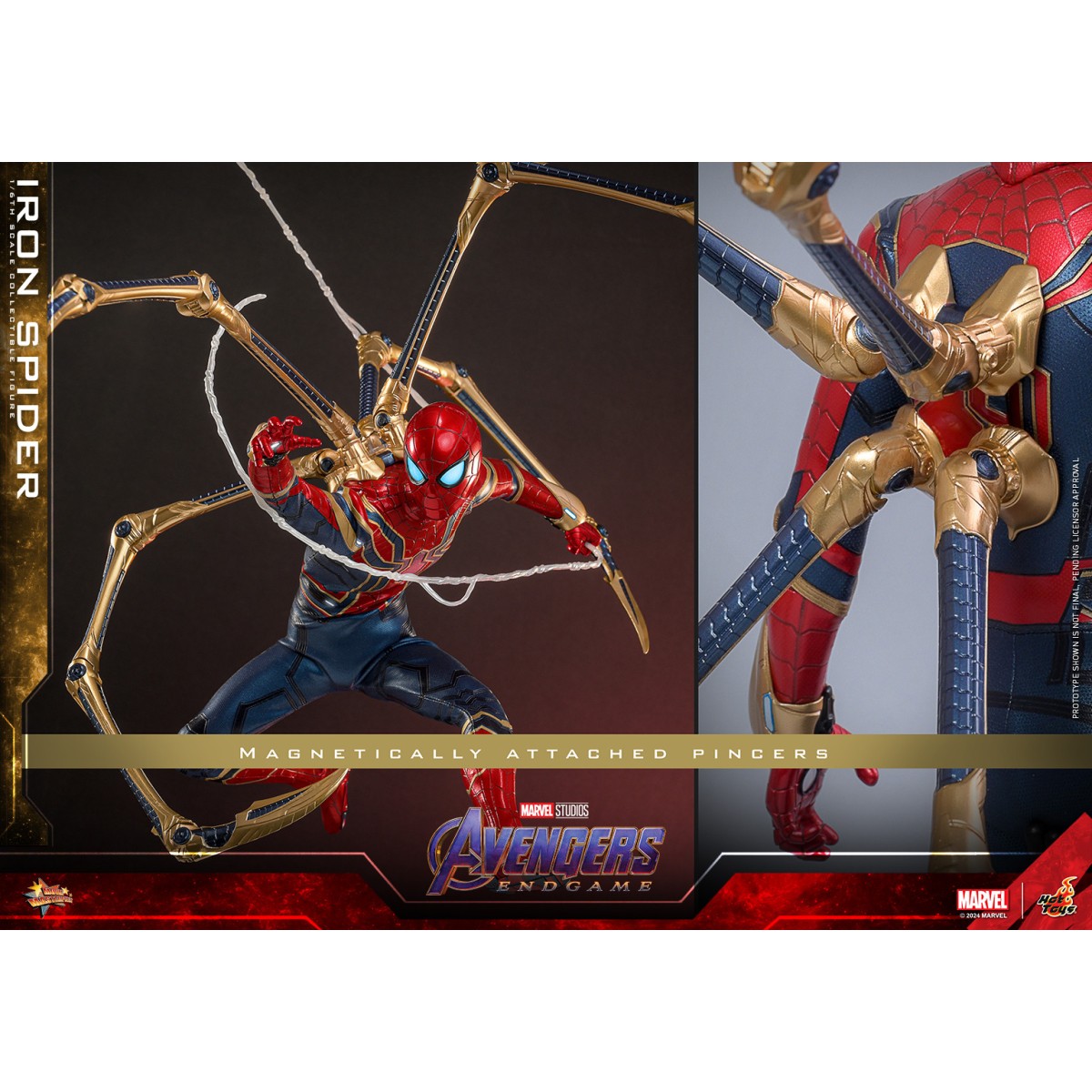 Hot Toys Marvel Vengadores: Endgame - Iron Spider MMS 1/6